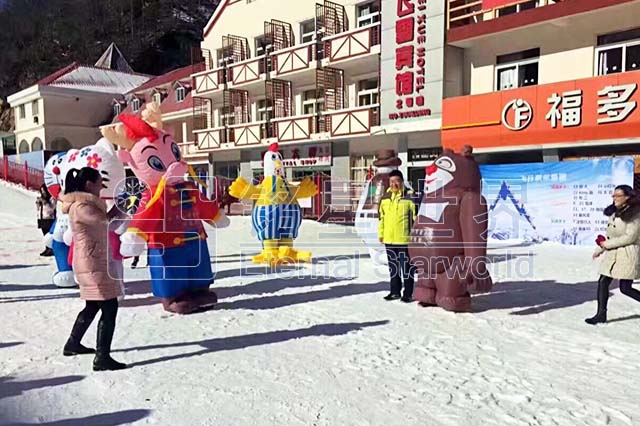 “中原雪冠,縱享思滑”2016伏牛山滑雪度假樂園5