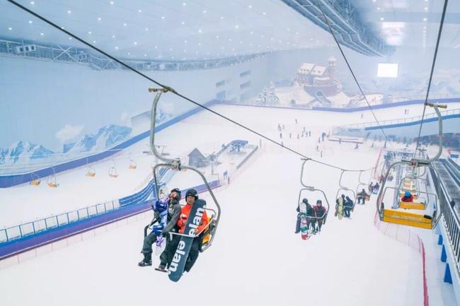 哈爾濱萬(wàn)達(dá)娛雪樂(lè)園滑雪道實(shí)景圖