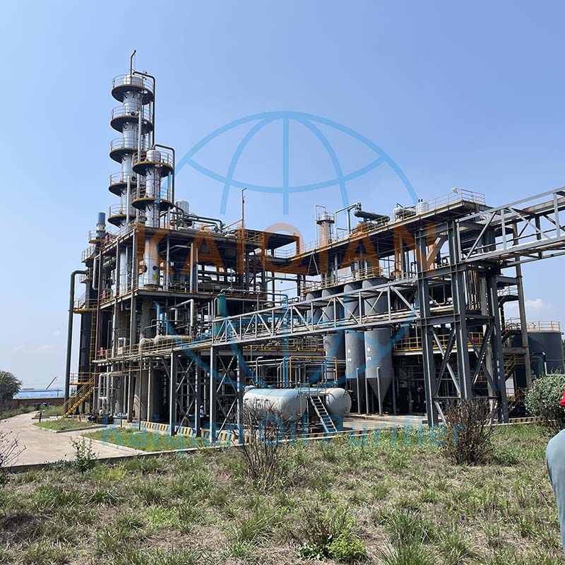 50-100噸廢機(jī)油提煉再生基礎(chǔ)油/柴油設(shè)備解決方案｜凱潛工業(yè)專業(yè)定制